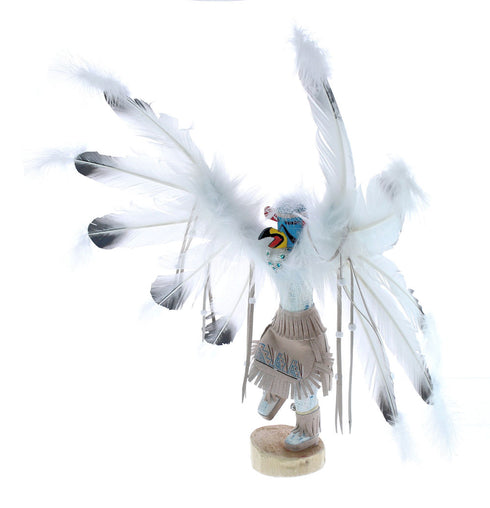 Eagle Native American Hand Crafted Kachina Doll AX122817